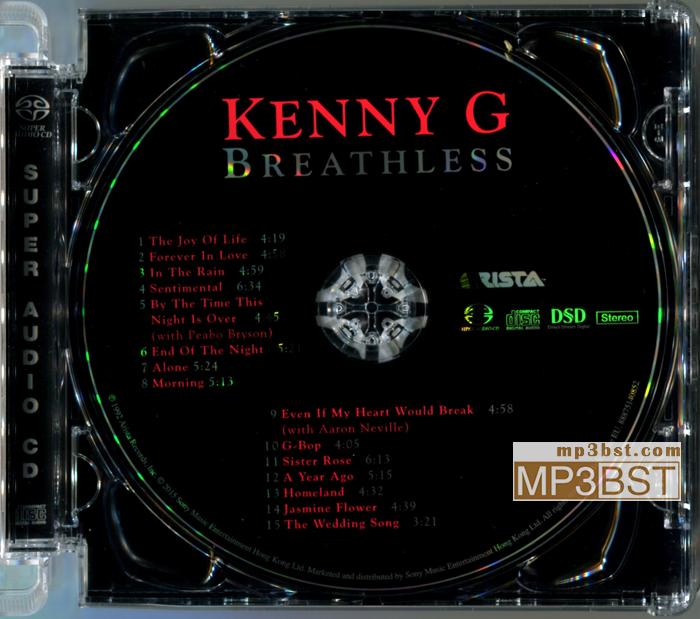 肯尼·基Kenny G《Breathless》限量版[SACD-ISO/320K-mp3]