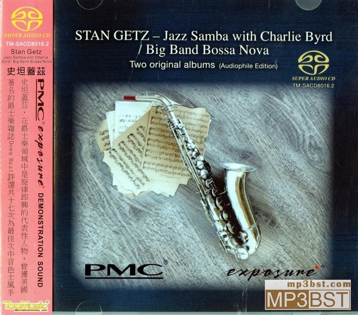 [Top Music TM-SACD8016.2] Stan Getz - Jazz Samba With Charlie Byrd - Big Band Bossa Nova (Compilation)(2020)[SACD-ISO]